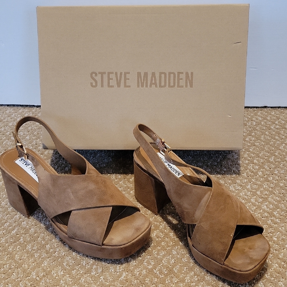 Steve Madden Women's Brown Platform Sandals
